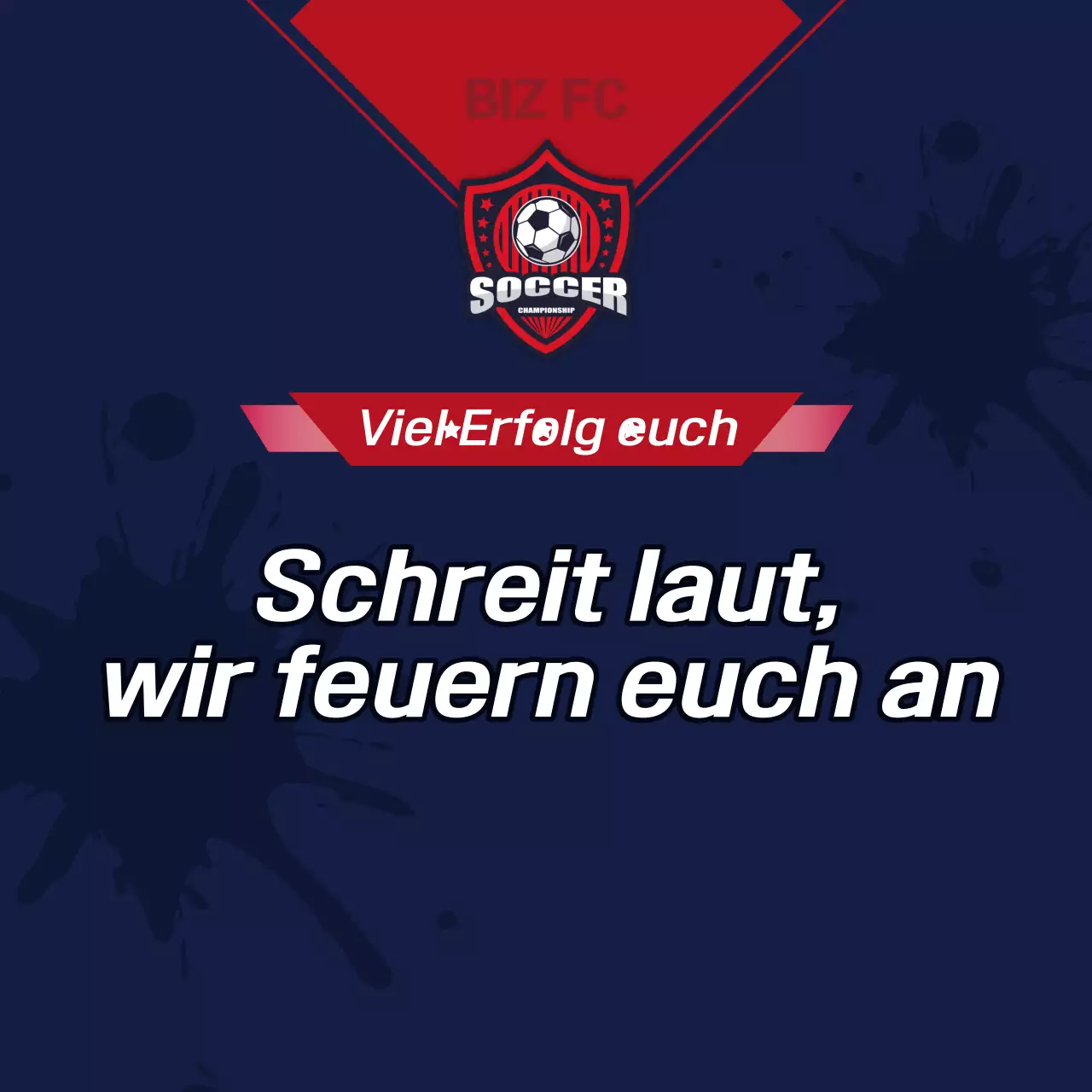 Rote moderne Fußballförderung