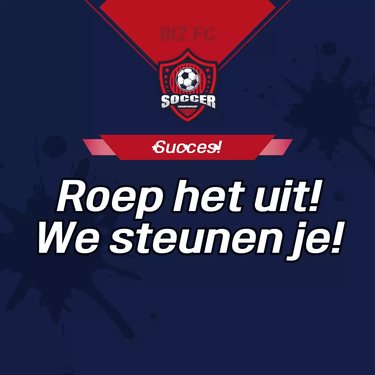 Rode moderne voetbalpromotie