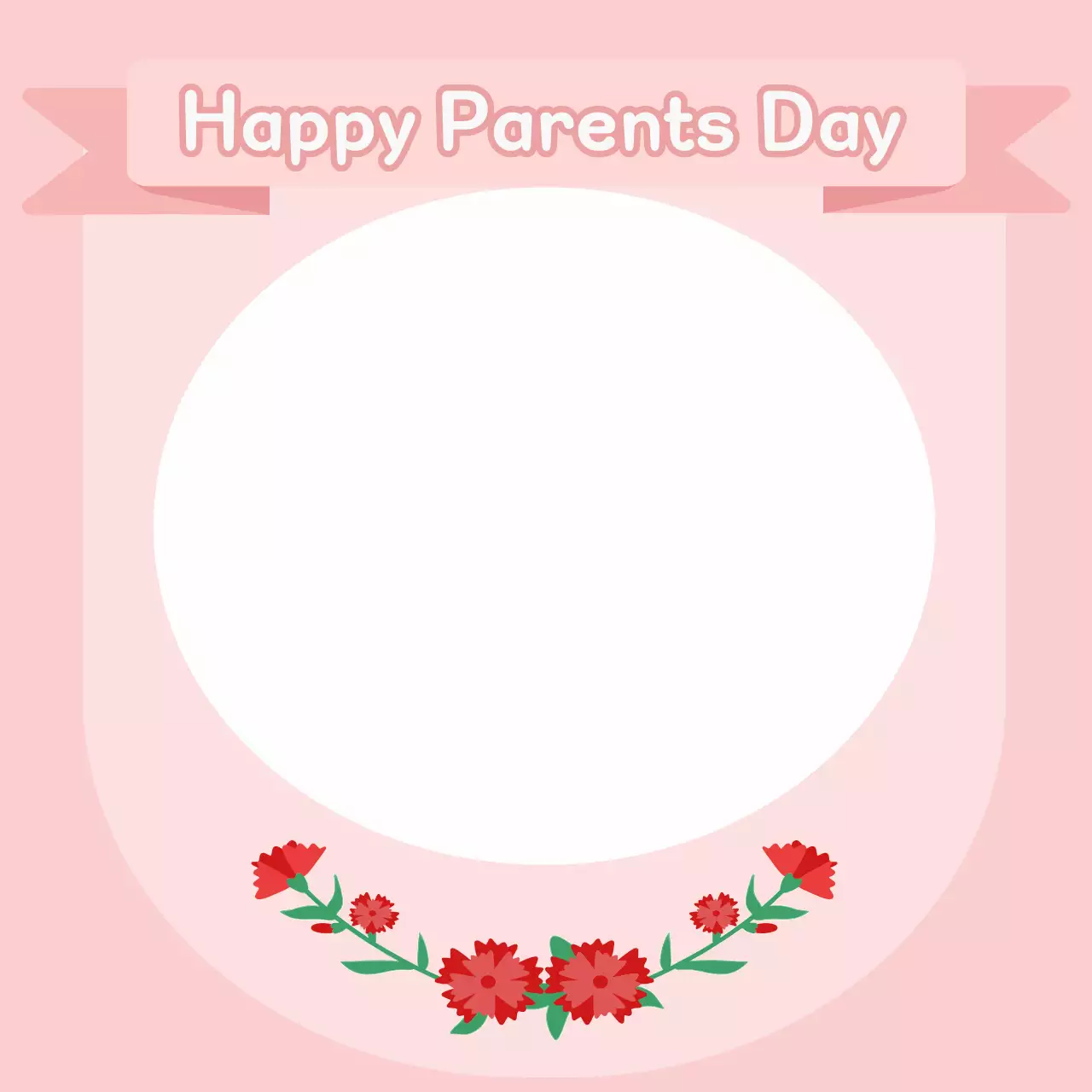 분홍색 아기자기한 부모님 은혜 기념