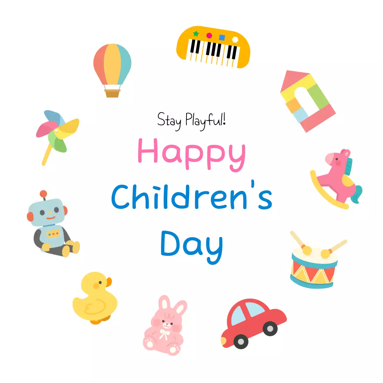 알록달록 아기자기한 어린이날 안내