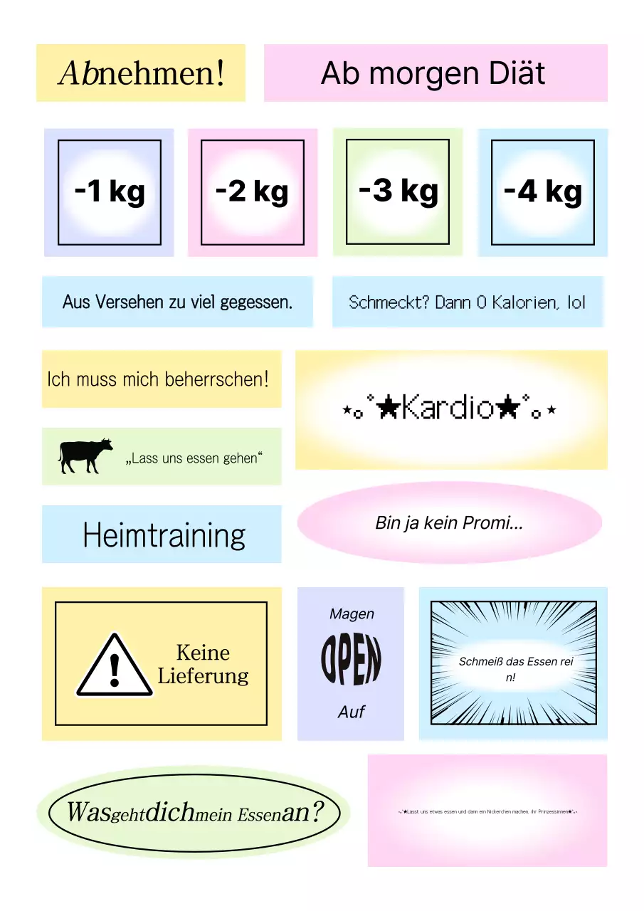 Blue Simple Diät-Leitfaden