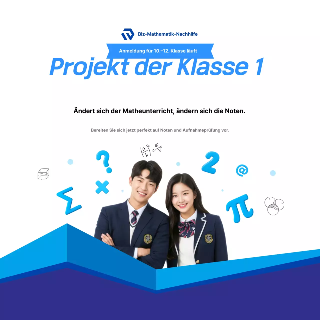 Stellenausschreibung der Blue Modern Math Academy
