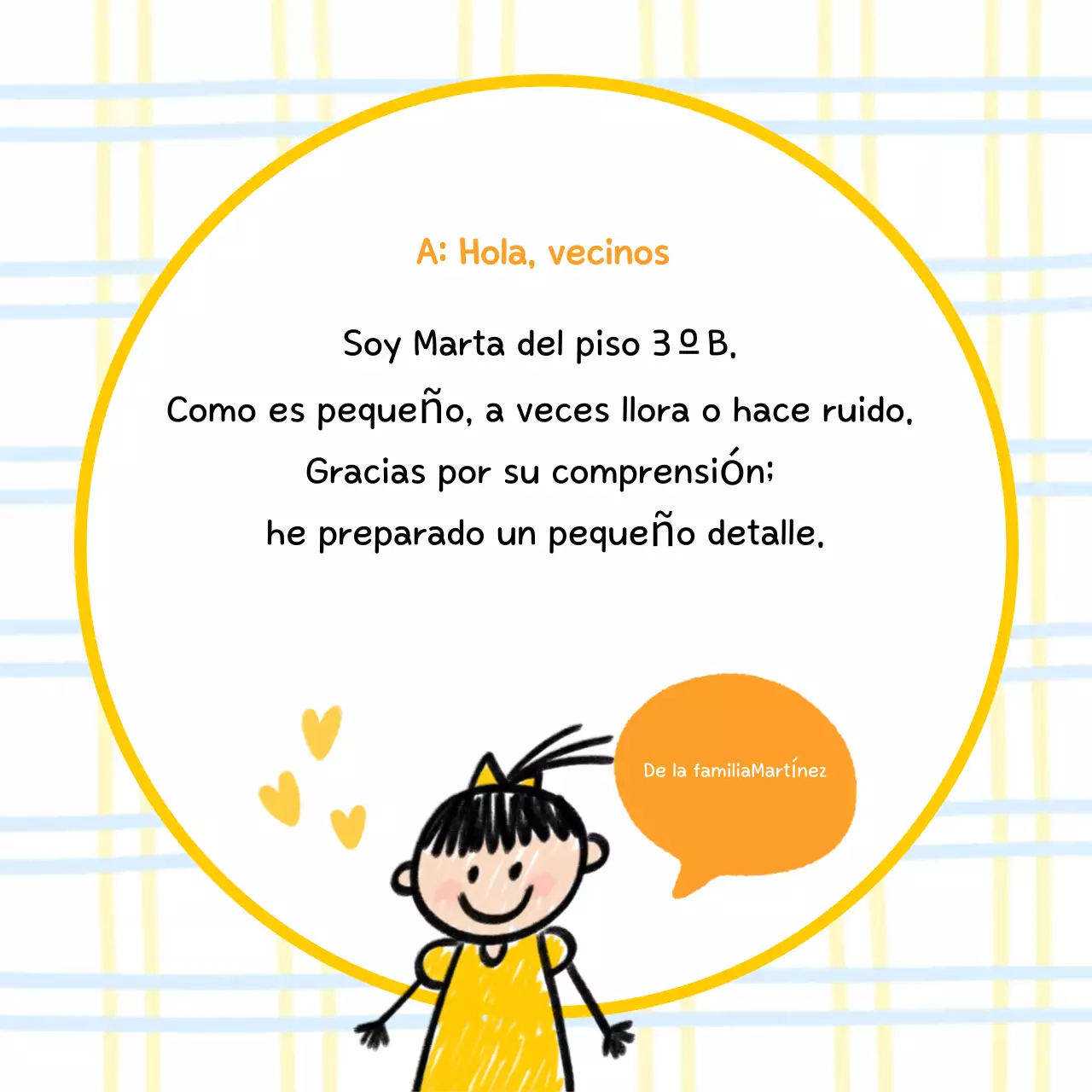 Aviso de reclutamiento de Yellow Simple Business Family