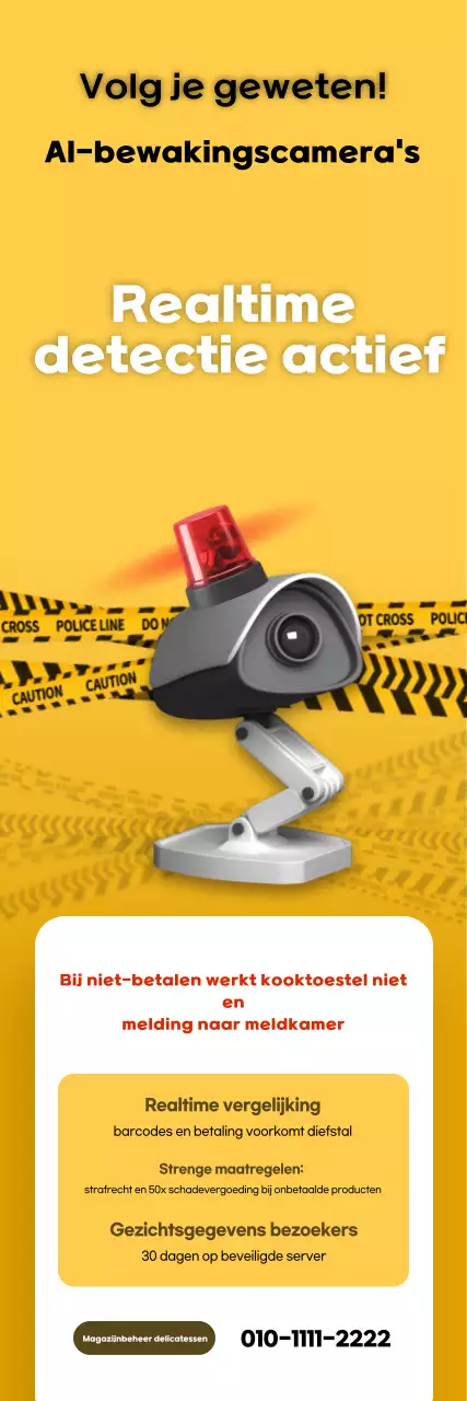 Gele eenvoudige handleiding voor beveiligingsmonitoring