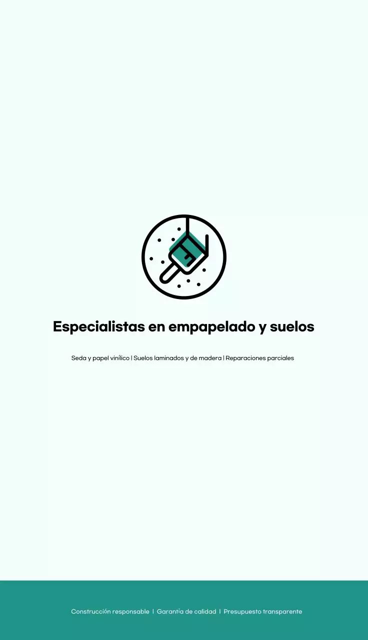 Promoción de interiores Mint Simple
