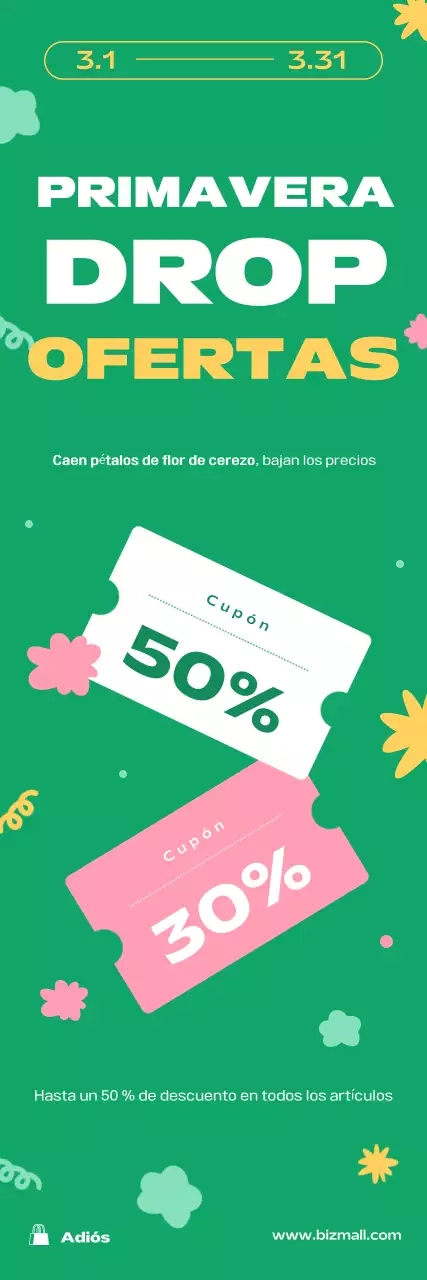 Descuento de primavera de Green Simple