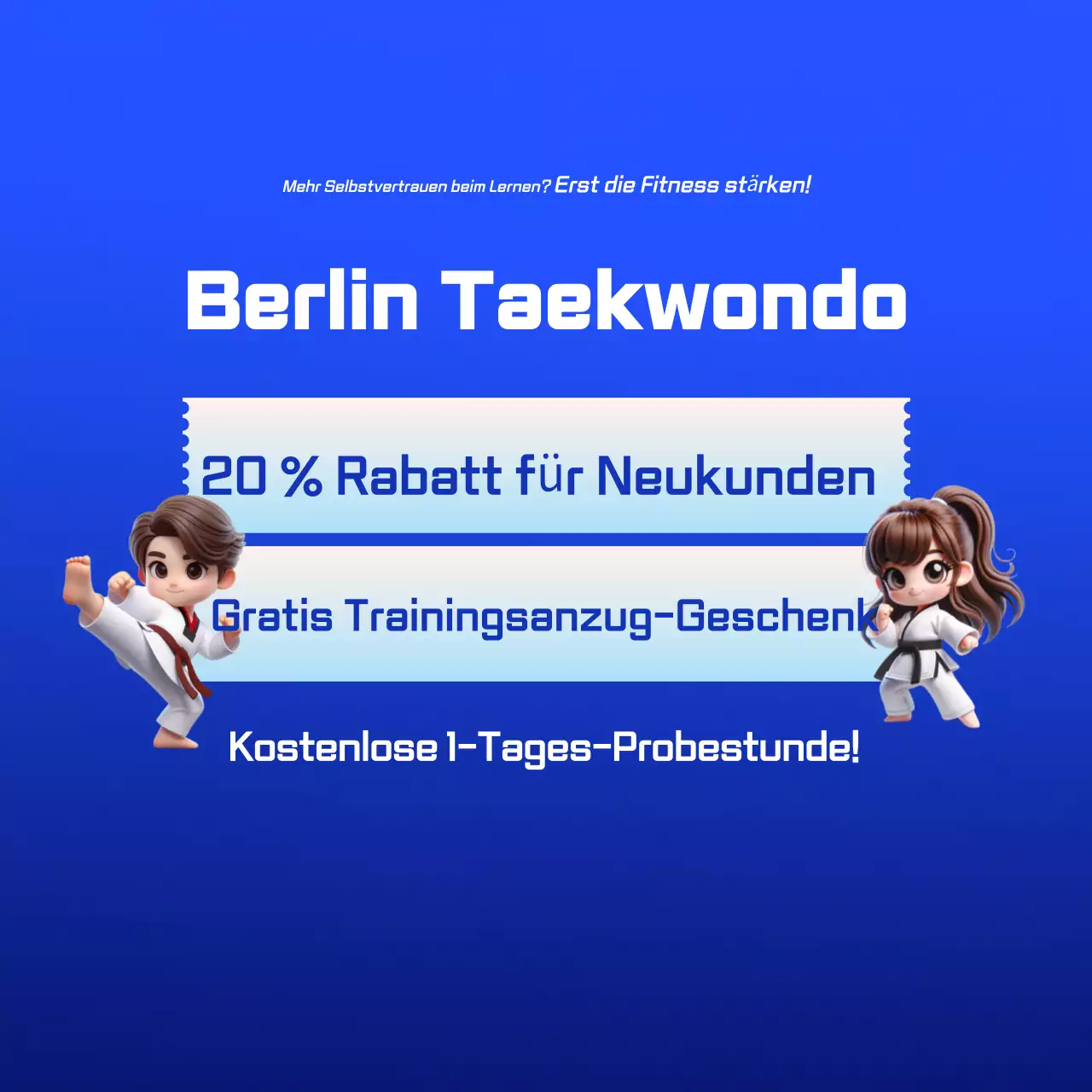 Stellenausschreibung von Blue Modern Taekwondo