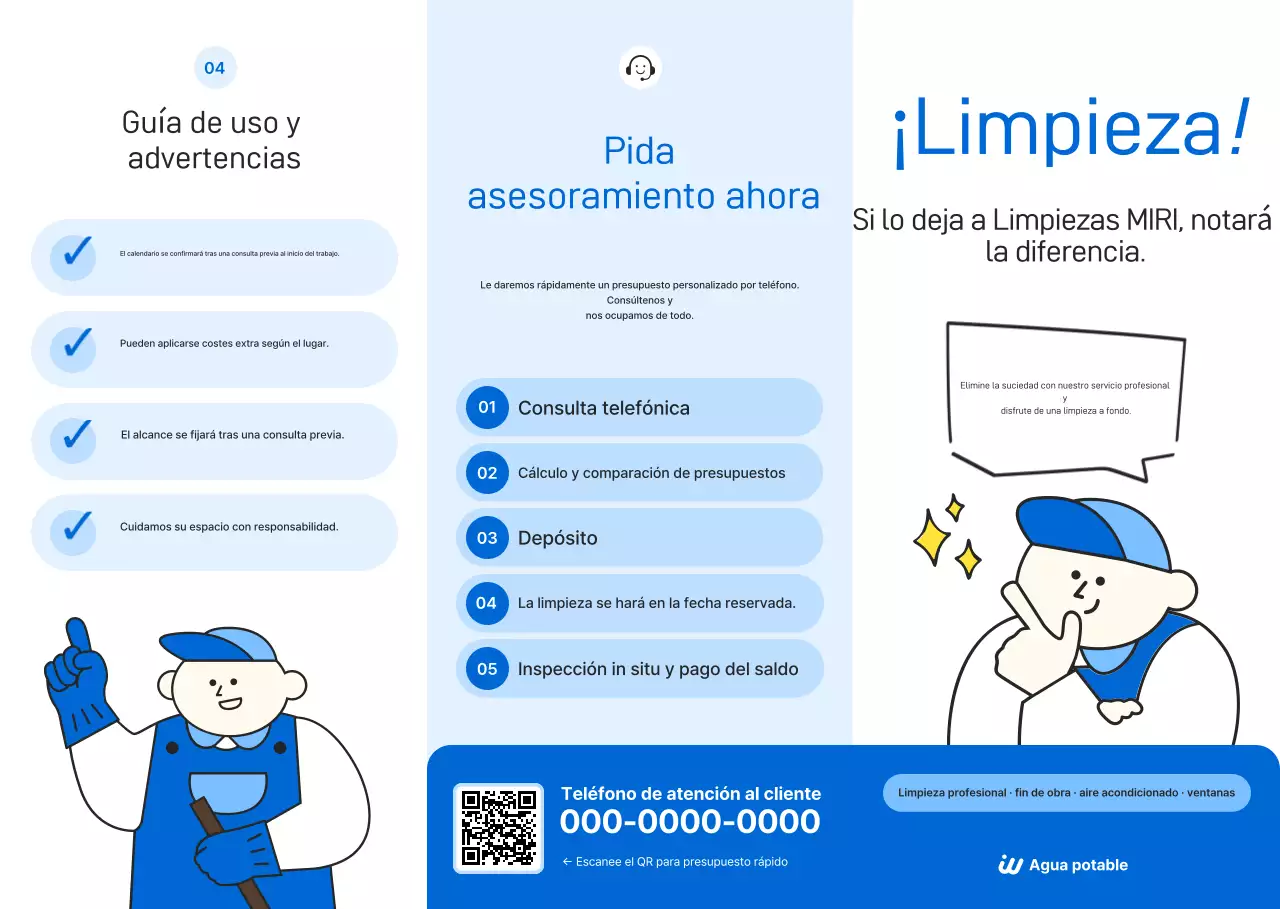 Guía de limpieza sencilla de Blue