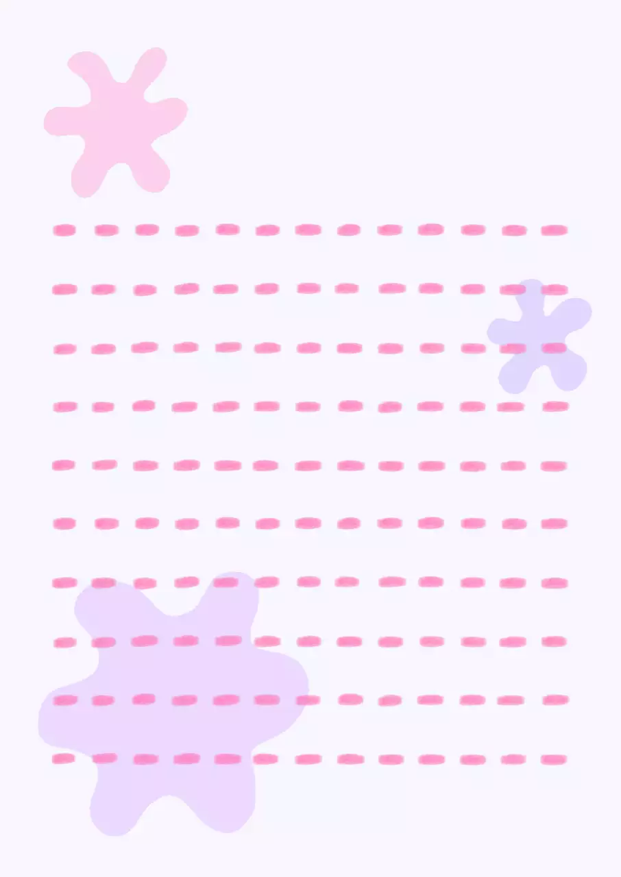 분홍색 아기자기한 꽃 패턴