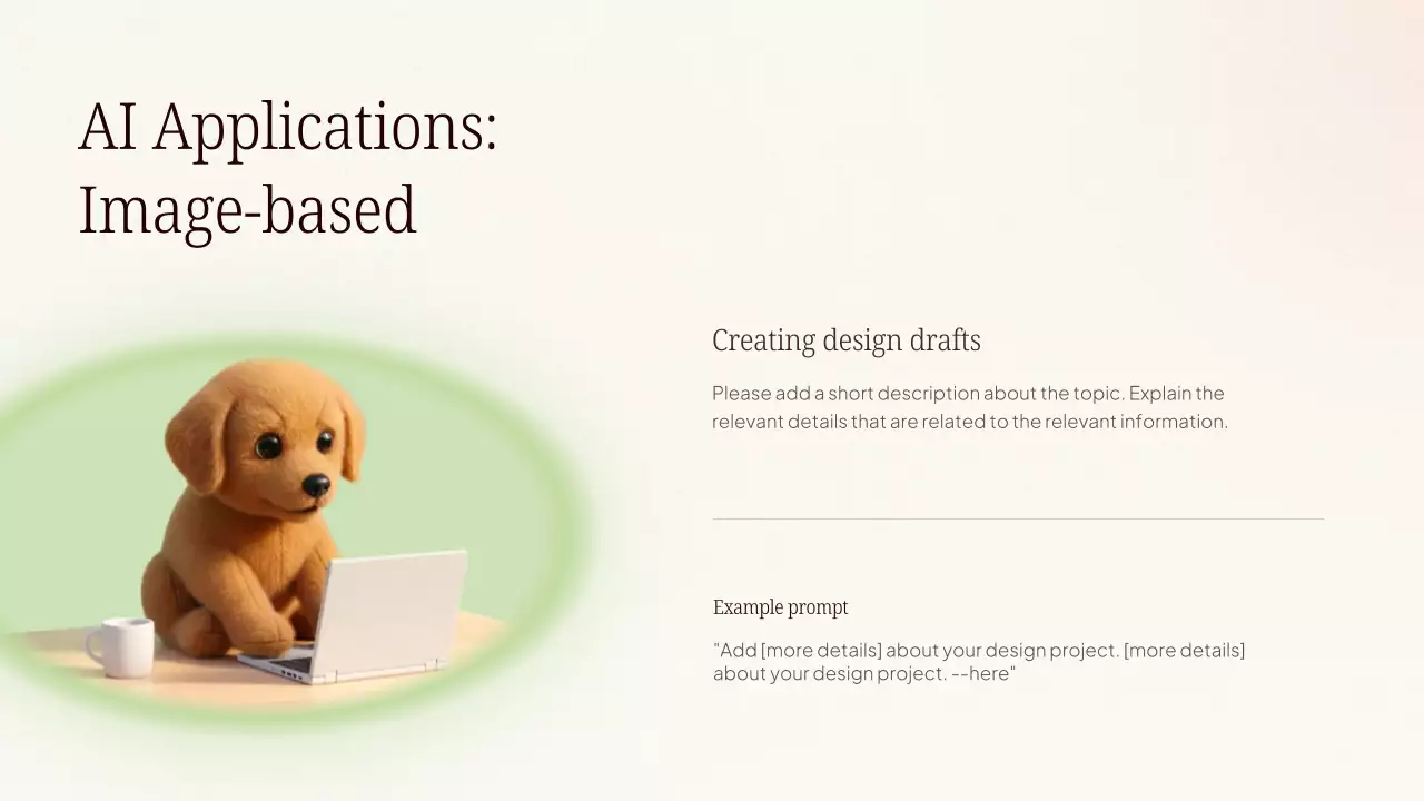 베이지색 현대 AI 강좌 발표