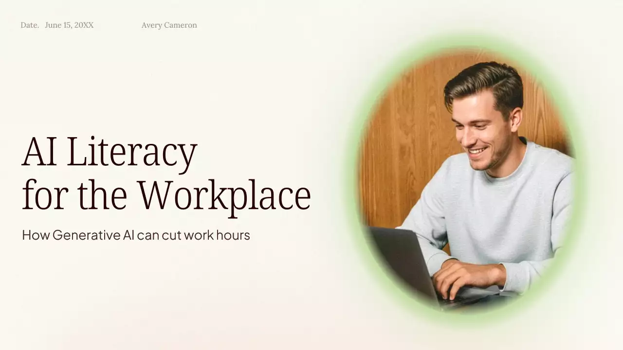 Beige Modern AI Course Presentation