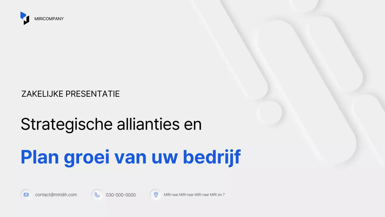 Witte moderne bedrijfsplanning