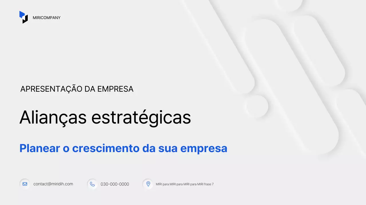 Planejamento de negócios moderno branco