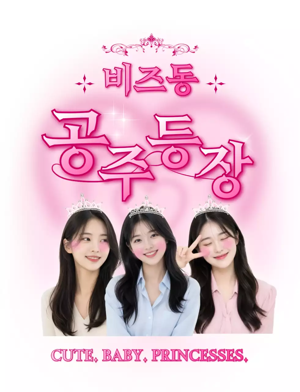 핑크 아기자기한 공주장 홍보