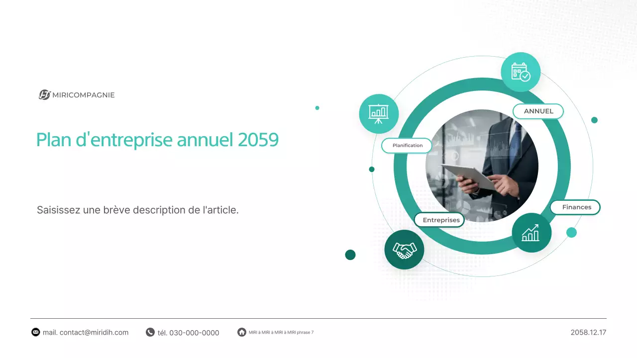 Proposition de plan d'affaires moderne pour Mint