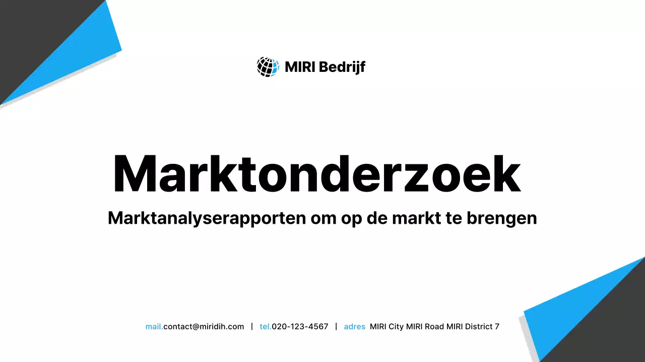 Analyse van het Black Modern Market Report
