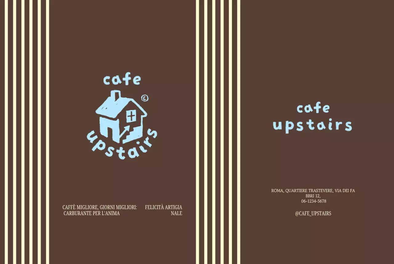 Promozione del Brown Minimalist Cafe