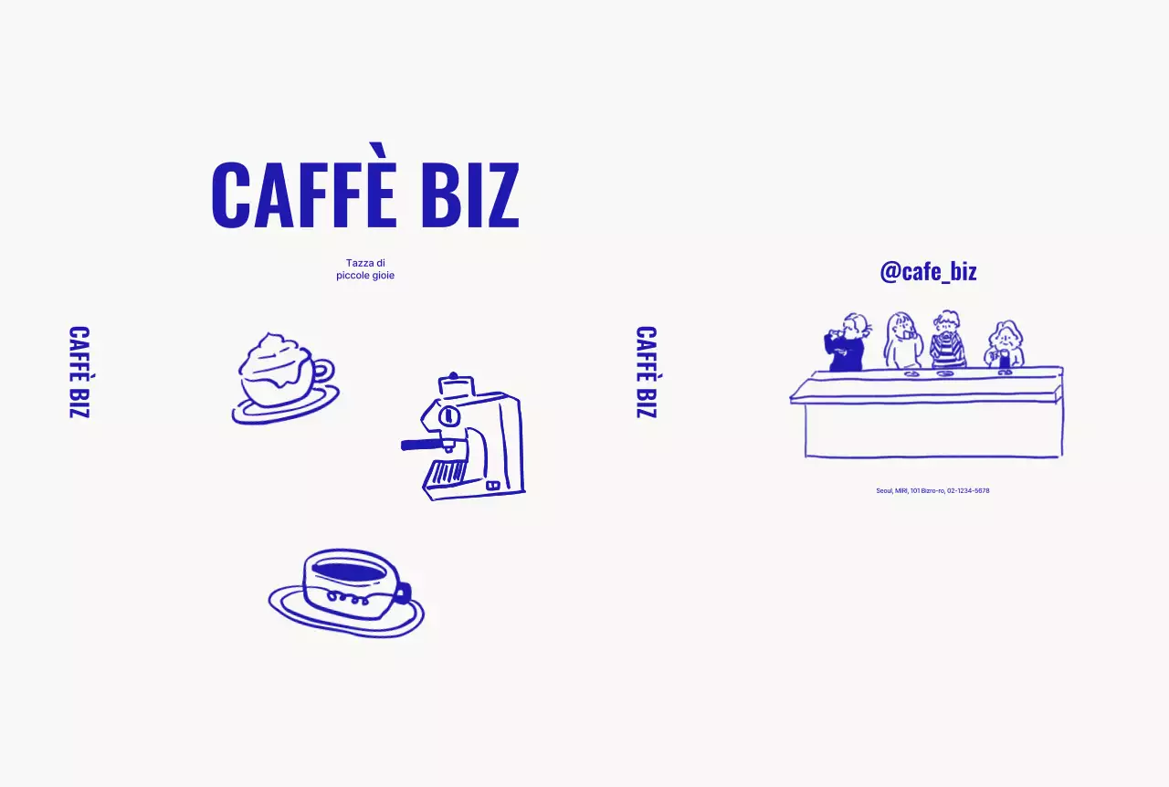 Promozione Blue Simple Cafe