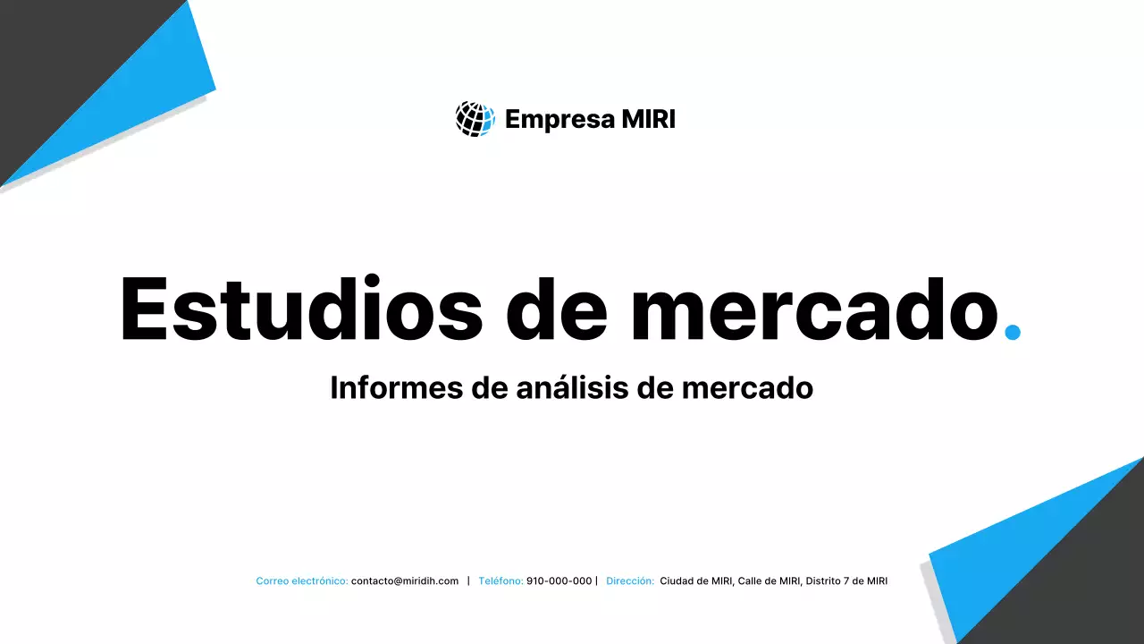 Análisis del informe del mercado moderno negro