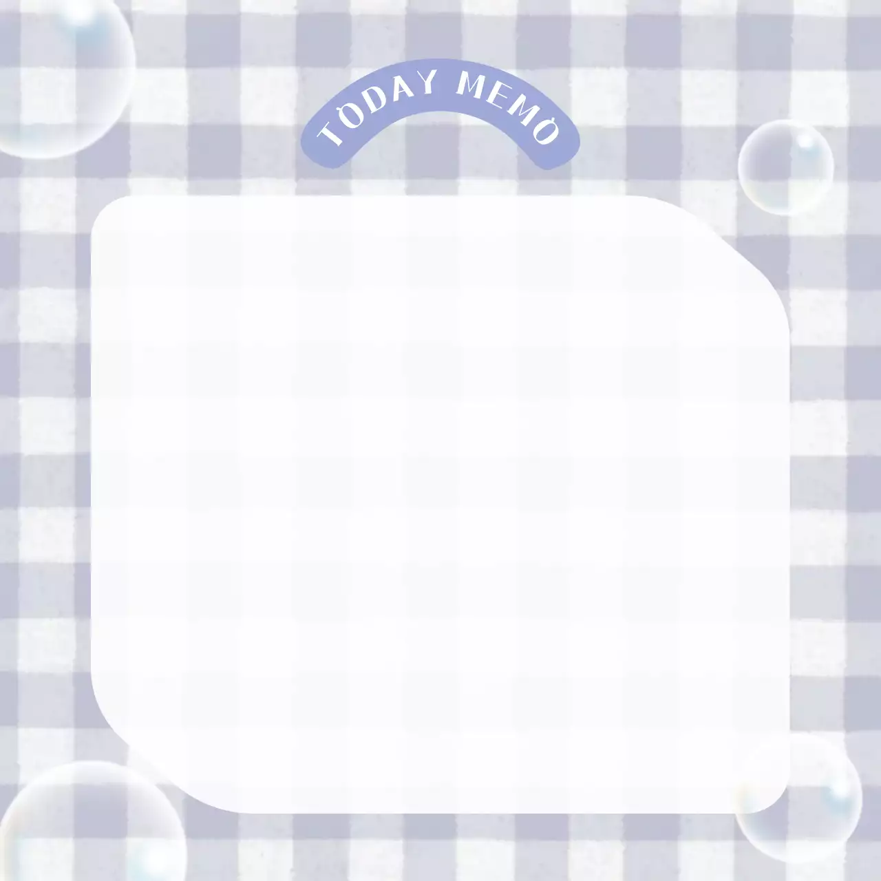 하늘 심플 체크 프레임