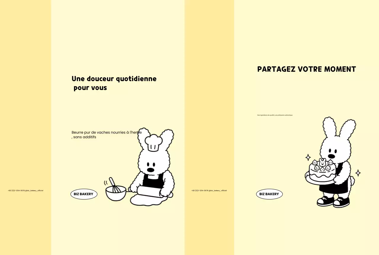Promotion de la boulangerie Yellow Simple