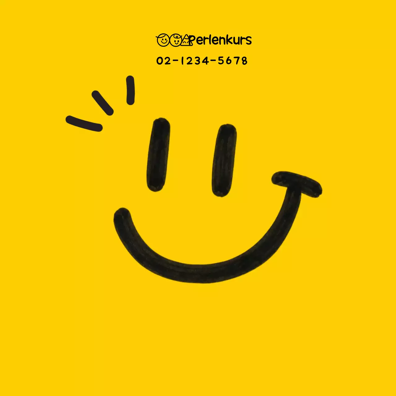 Yellow Minimal Academy Promotion