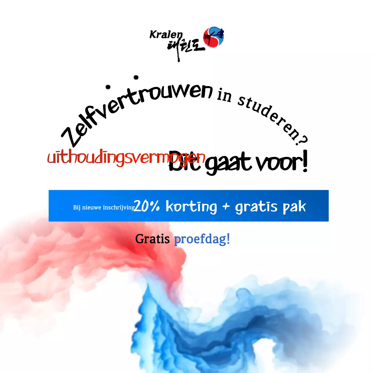 Rode Moderne Taekwondo Promotie