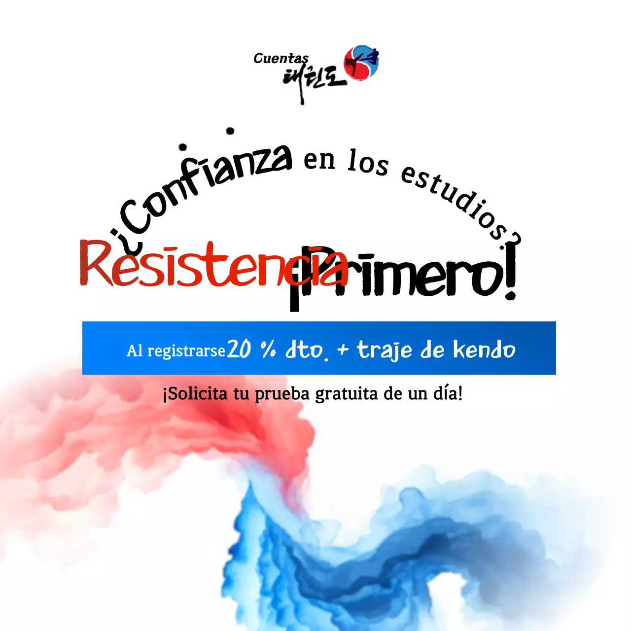 Promoción de Taekwondo Moderno Rojo