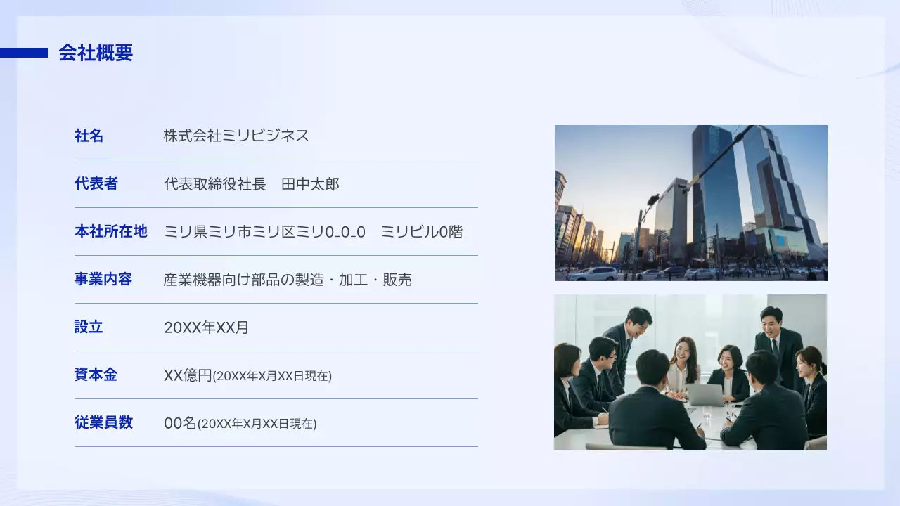 報告・共有のテンプレート例 4