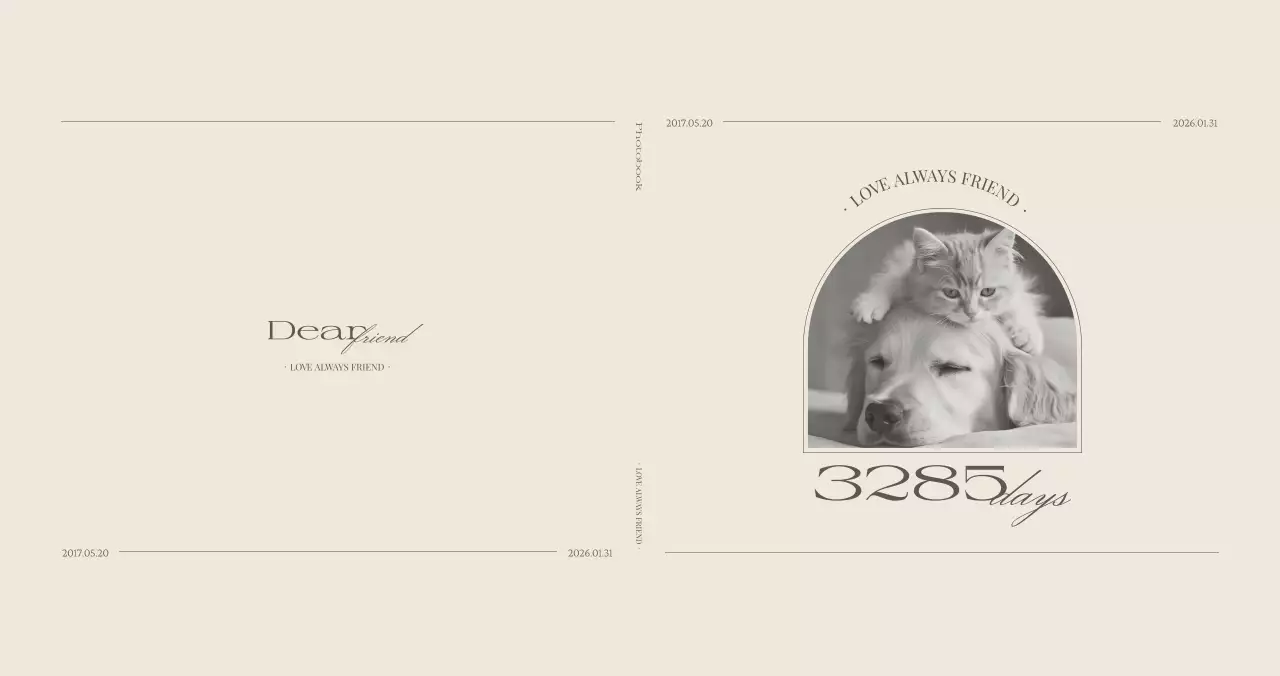 memorial minimalista bege para animais de estimação
