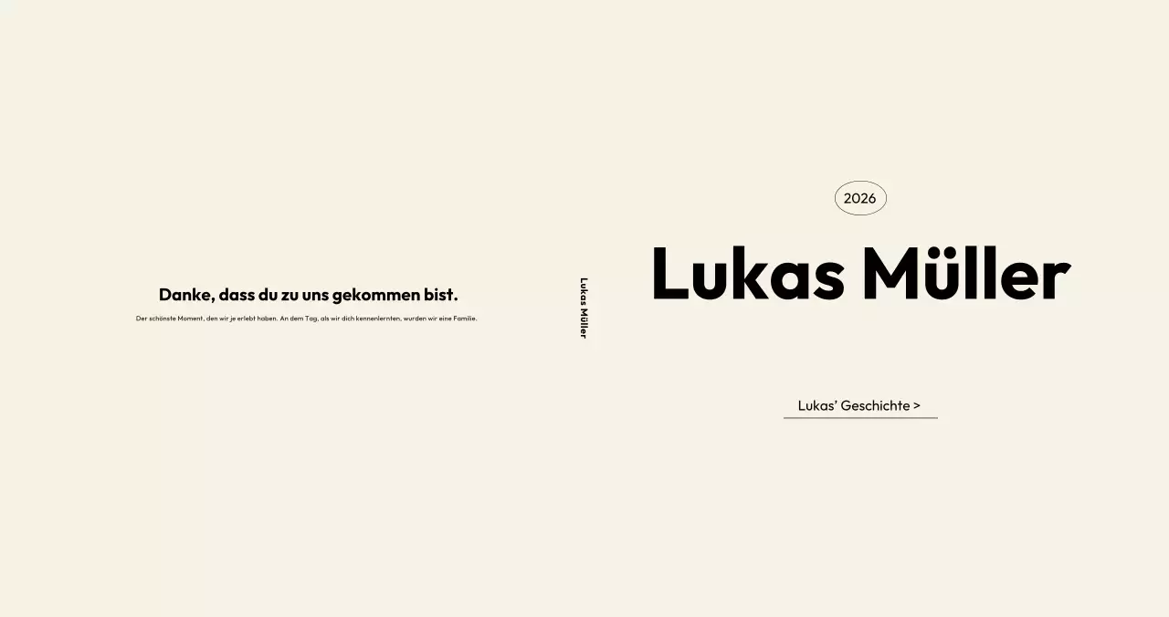 Leitfaden für ein minimalistisches persönliches Statement (Elfenbein)