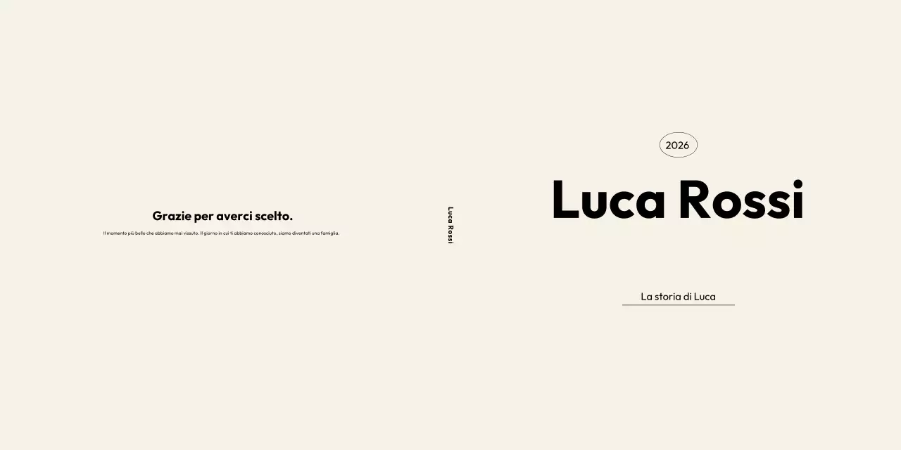 Guida alla dichiarazione personale minimalista color avorio