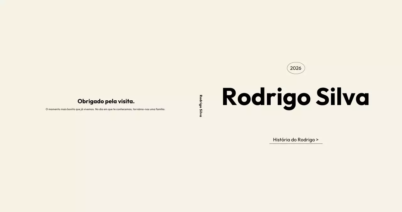 Guia de Declaração Pessoal Minimalista em Marfim