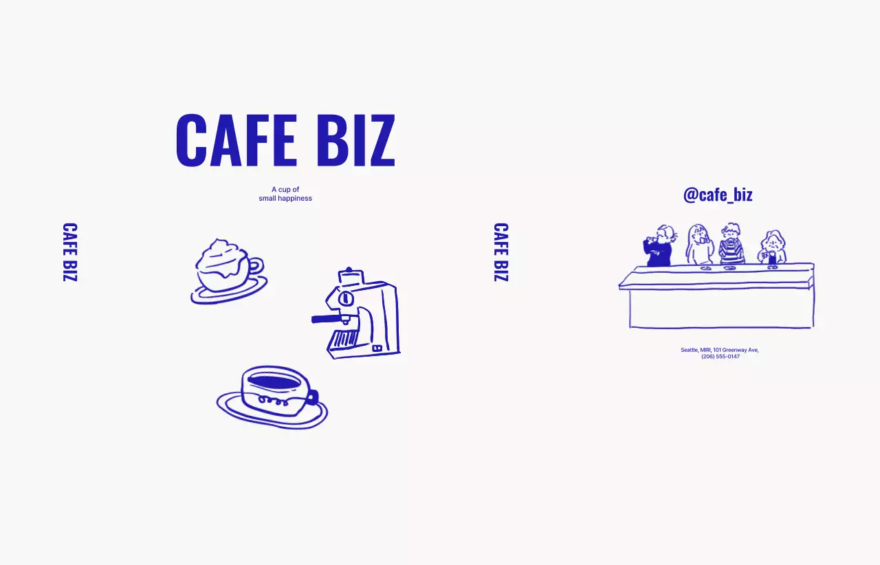 White Simple Cafe Promotion