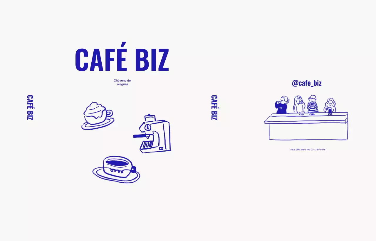 Promoção White Simple Cafe