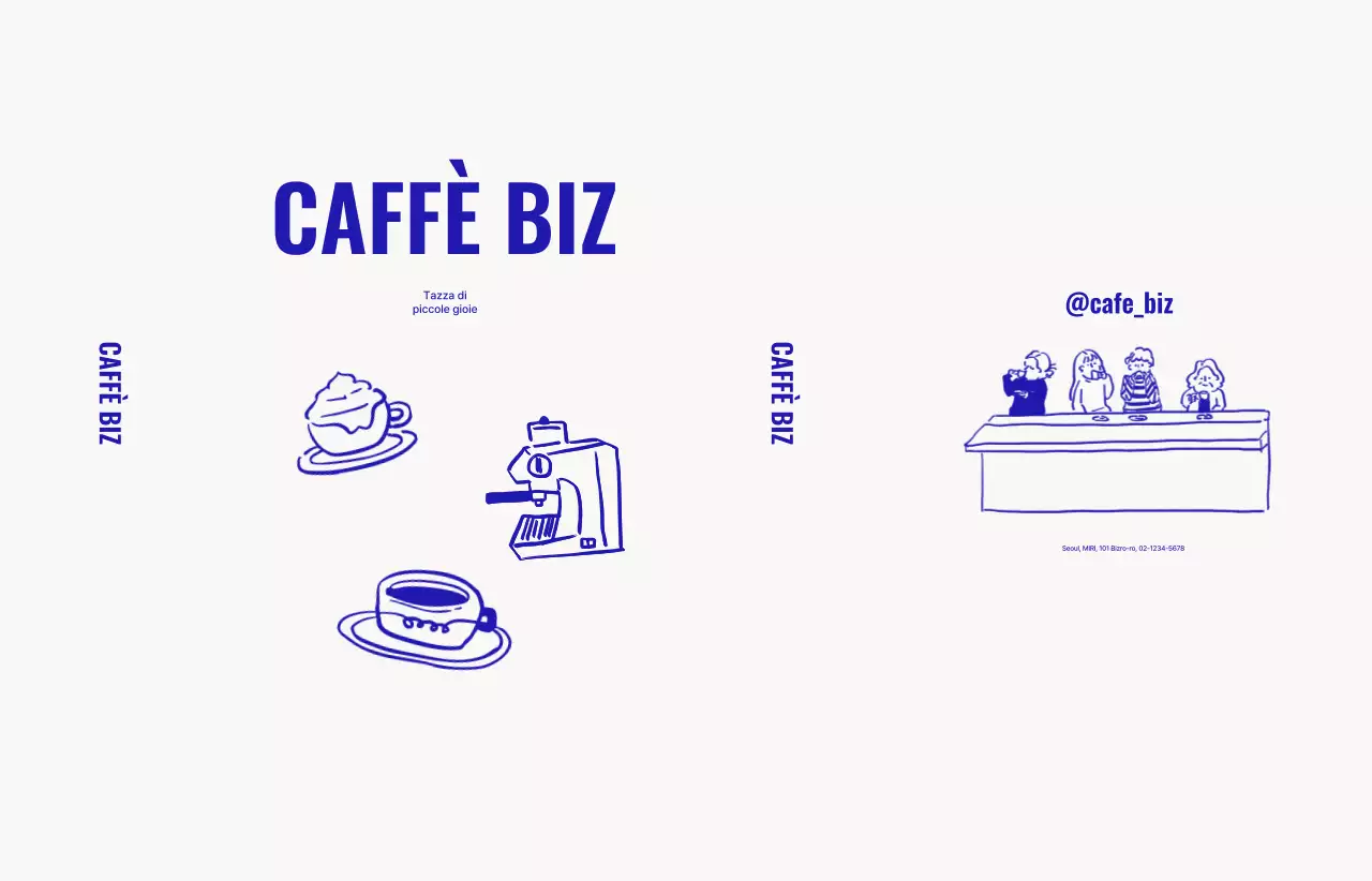 Promozione White Simple Cafe