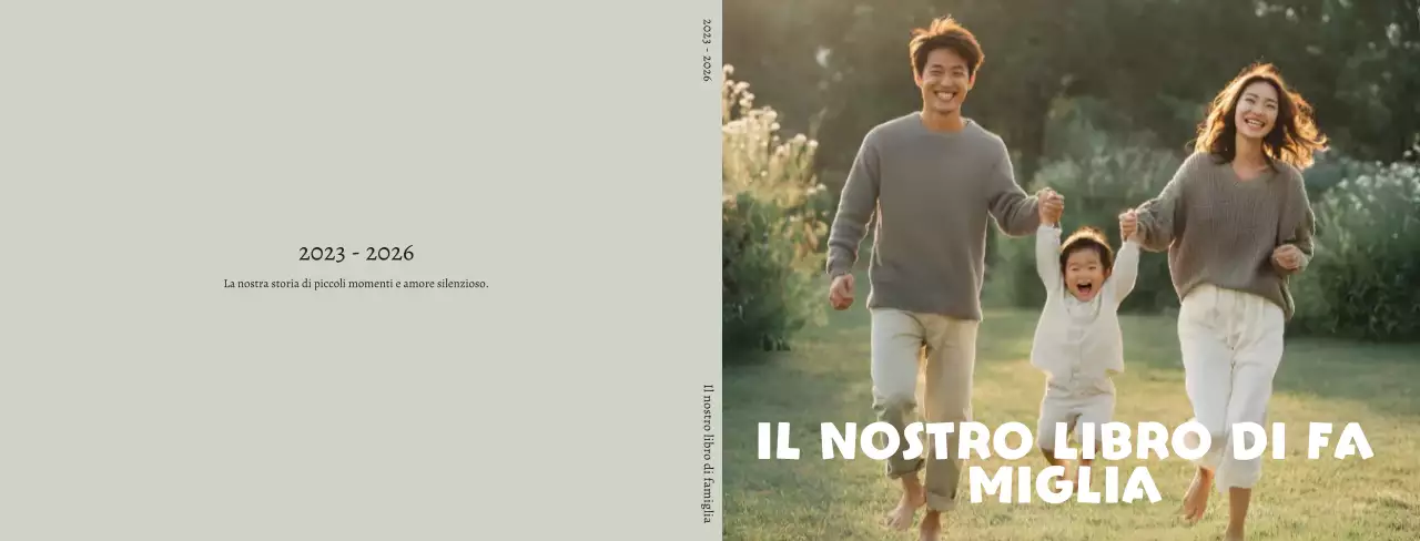 Album di famiglia semplice color beige