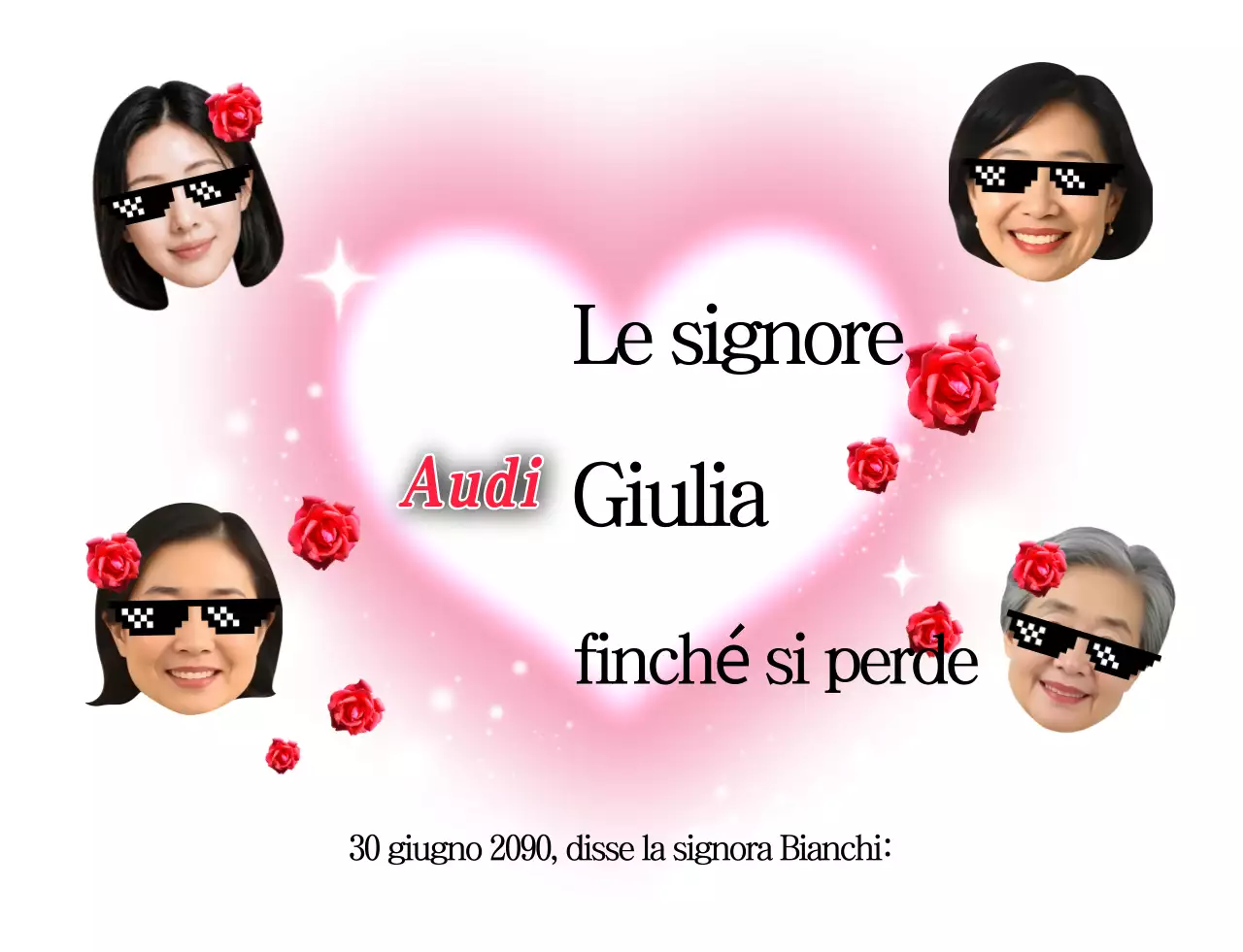 Semplice biglietto commemorativo rosa dell'amicizia