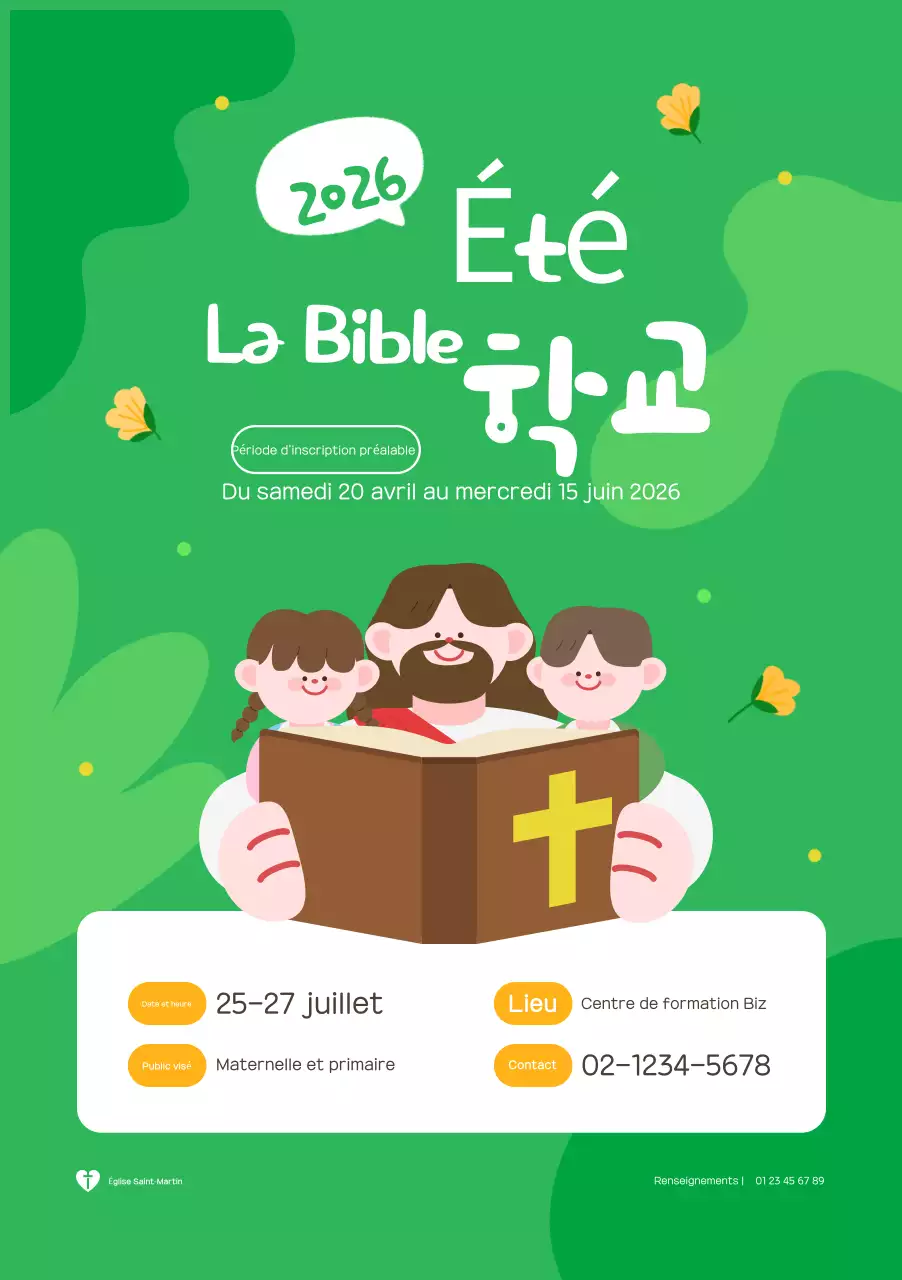 Guide simple et vert pour l'école biblique d'été