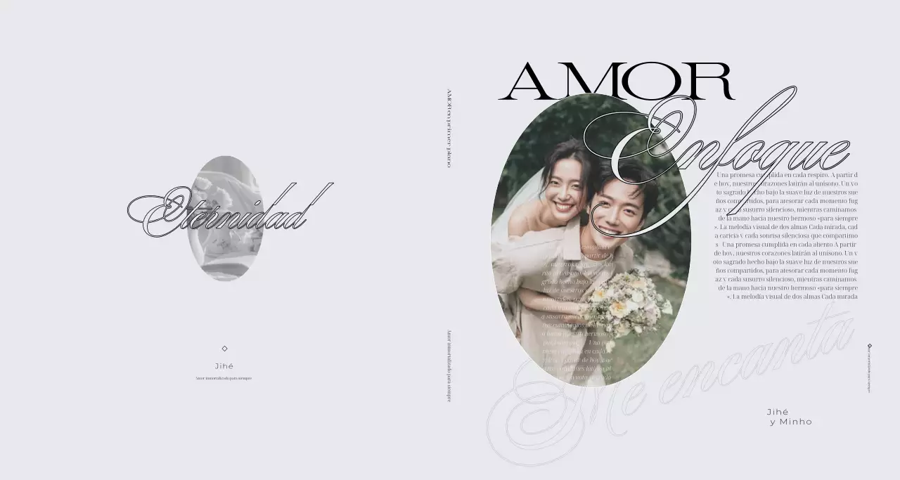 Aniversario de boda gris y ordenado