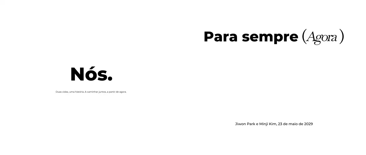Convite de casamento simples em branco