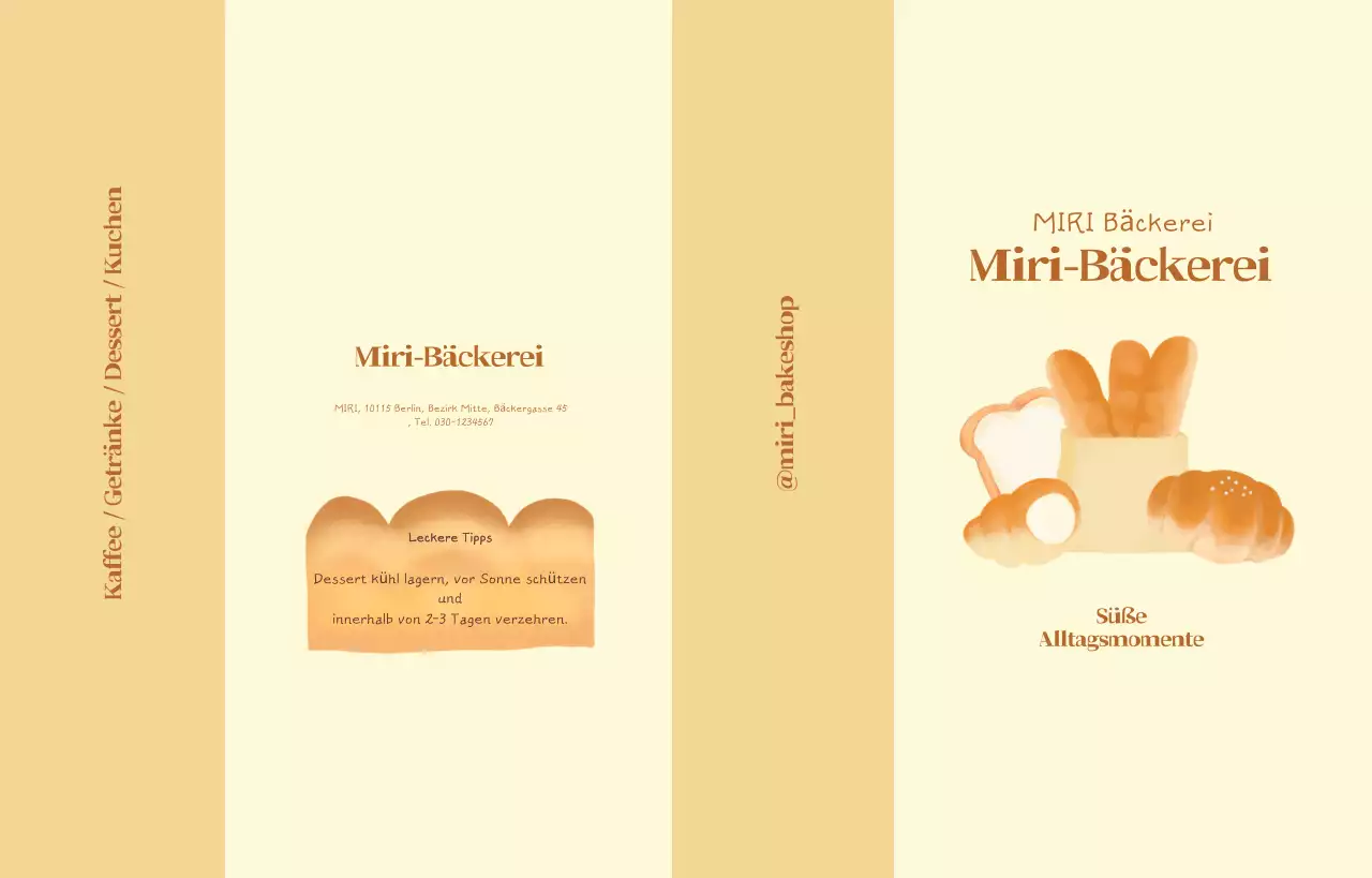 Beige Simple Bakery Promotion
