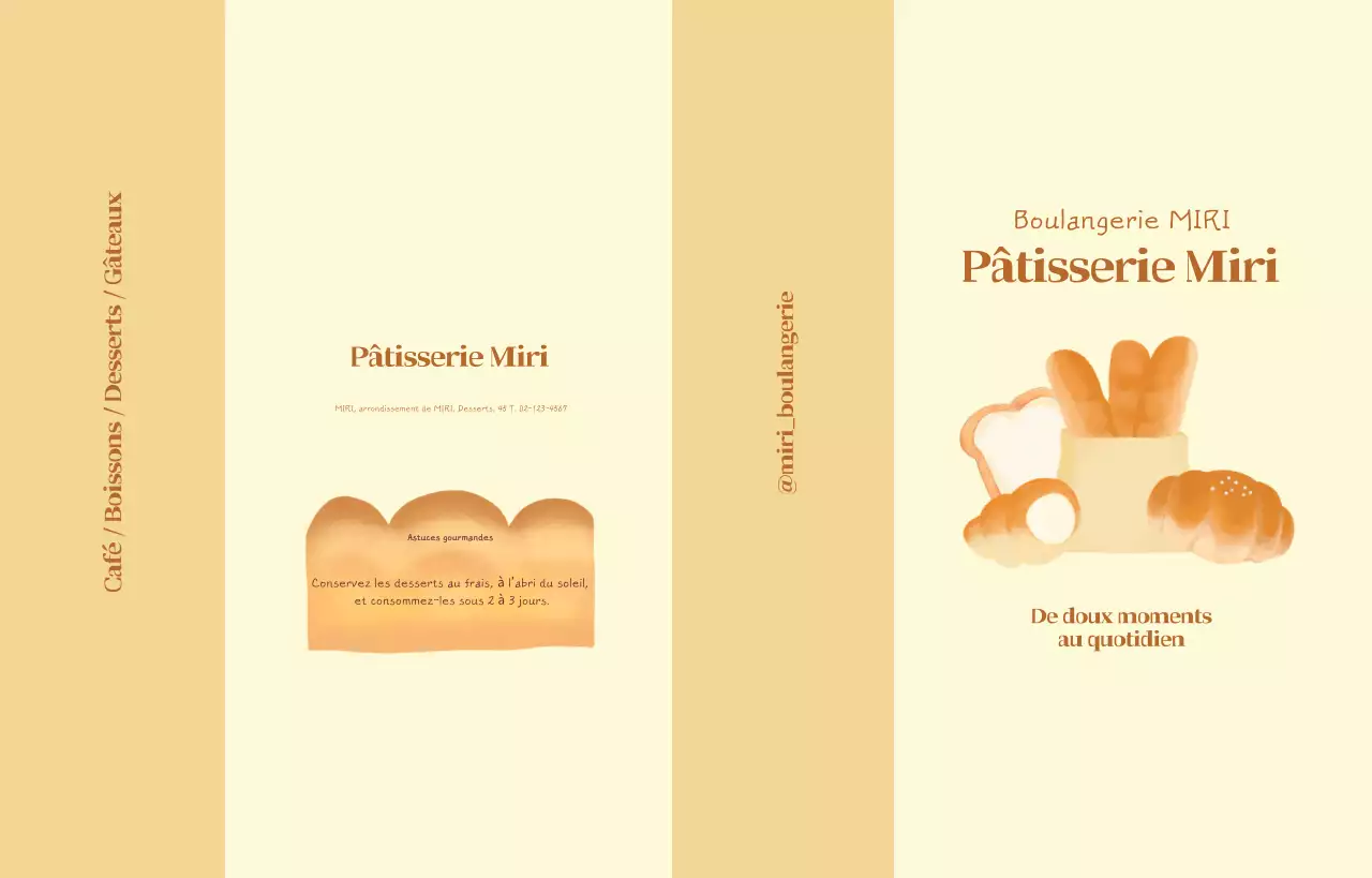Promotion Beige Simple Bakery