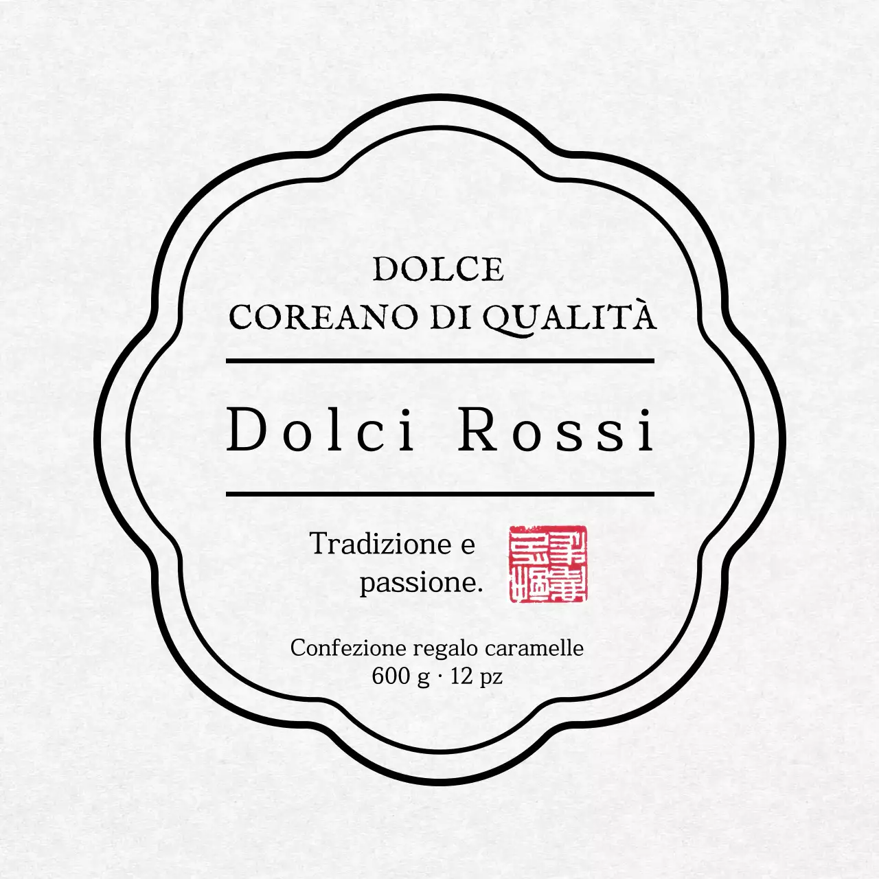 Promozione di un semplice prodotto di pasticceria coreana bianco