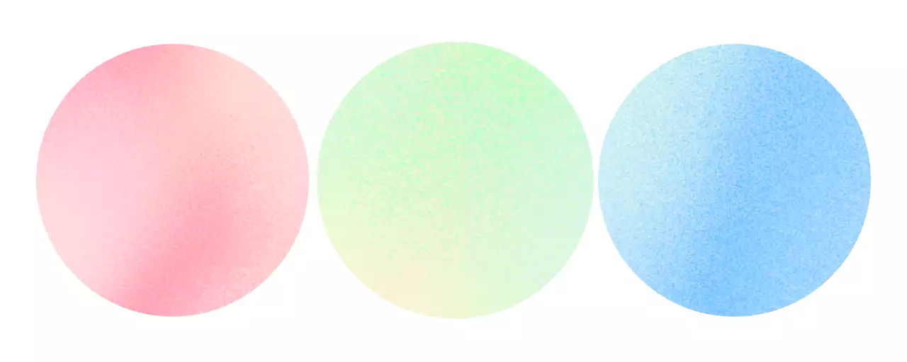 Roze, lichtgroen, blauw, minimalistische abstracte kunst fotolijst