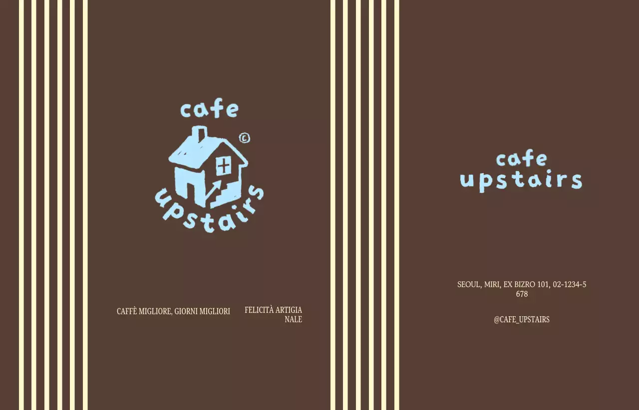 Promozione del Brown Minimalist Cafe