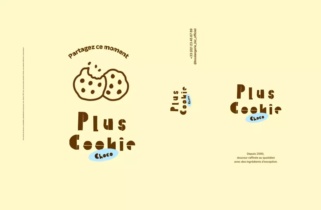 Promotion de produit Biscuits au Chocolat Beige Simple