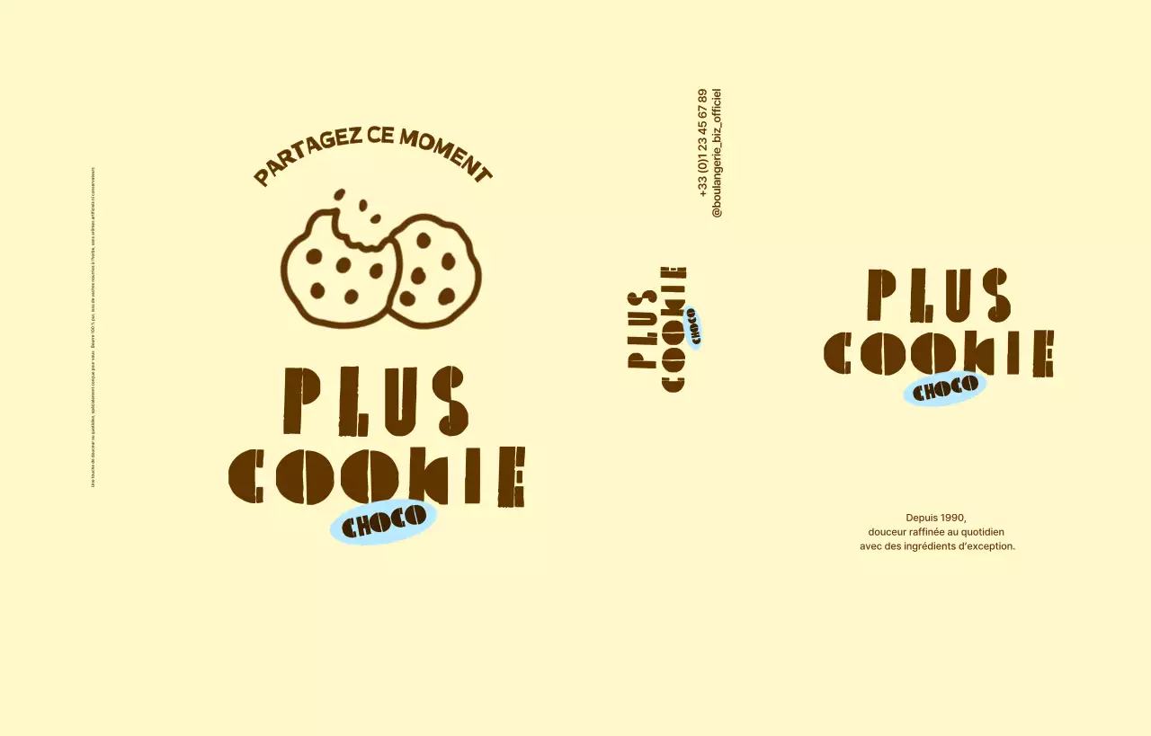 Promotion de produit Biscuits au Chocolat Beige Simple