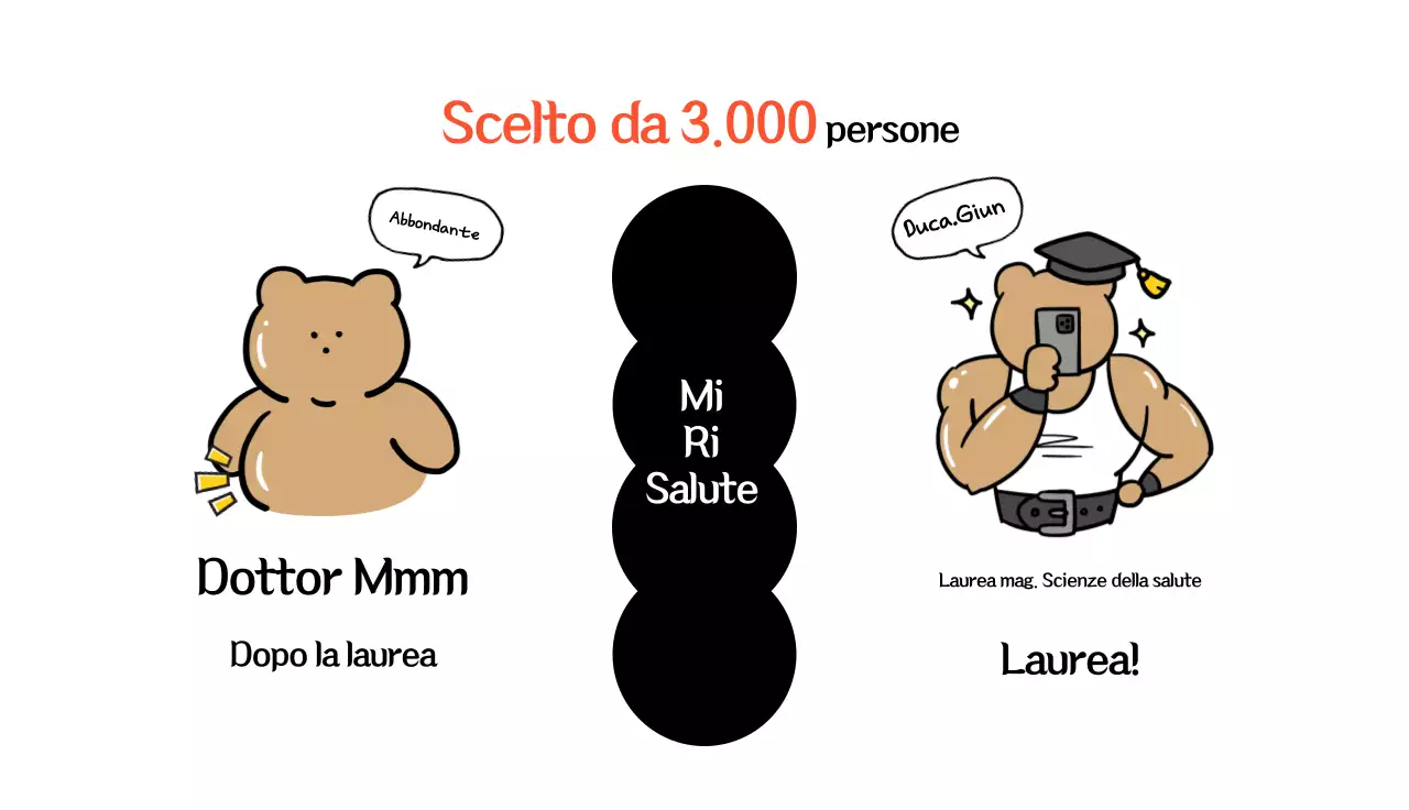 Promozione sanitaria Miri in nero pulito