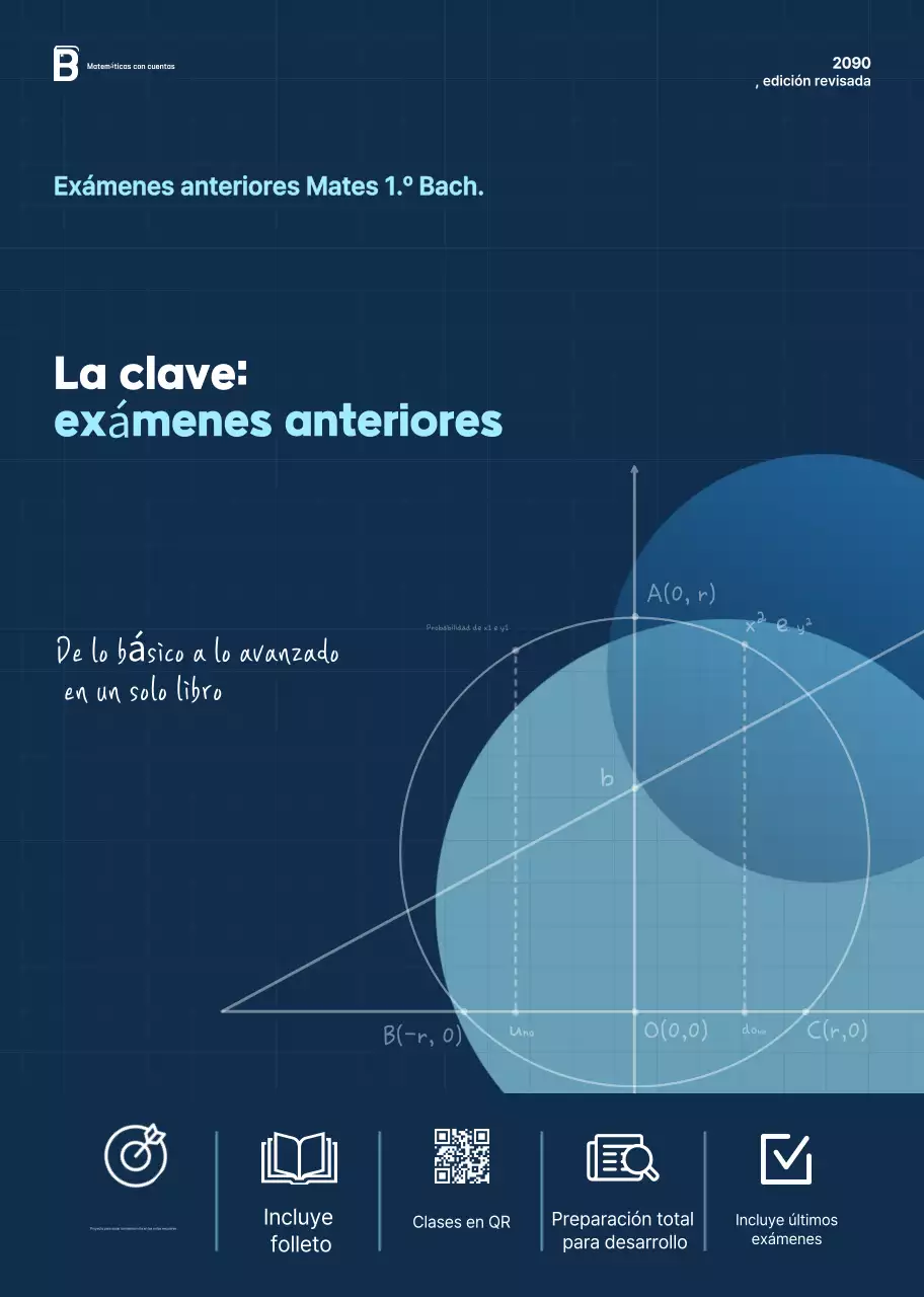 Promoción del libro de ejercicios de matemáticas Blue Simple para la escuela secundaria